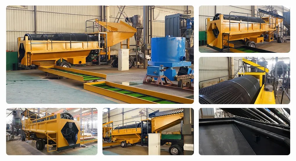 Mobile Diamond Washing Plant complete processing system in manufacturing facility Mobile Diamond Washing Plant complete processing system in manufacturing facility